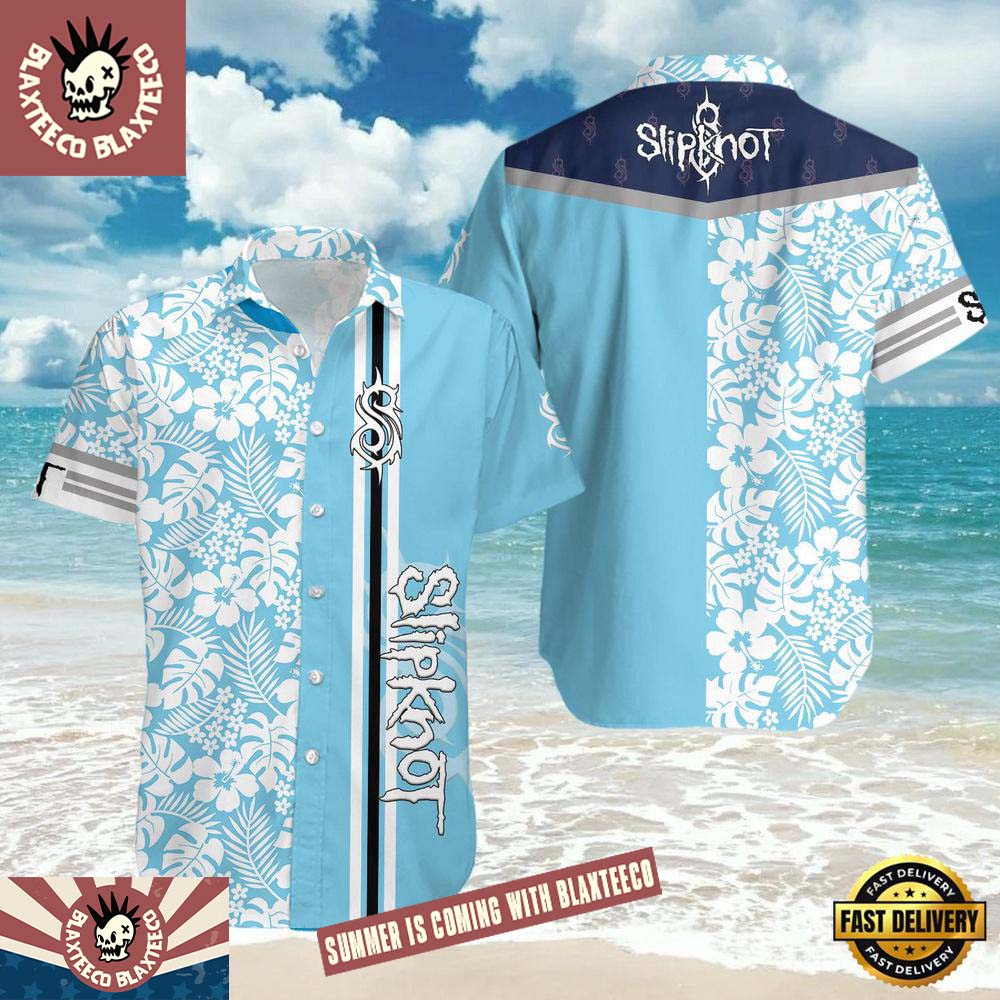 Slipknot Rock Band Tropical Chill Summer Hawaiian Shirt 2026 Slipknot Rock Band Tropical Chill Summer Hawaiian Shirt 2026