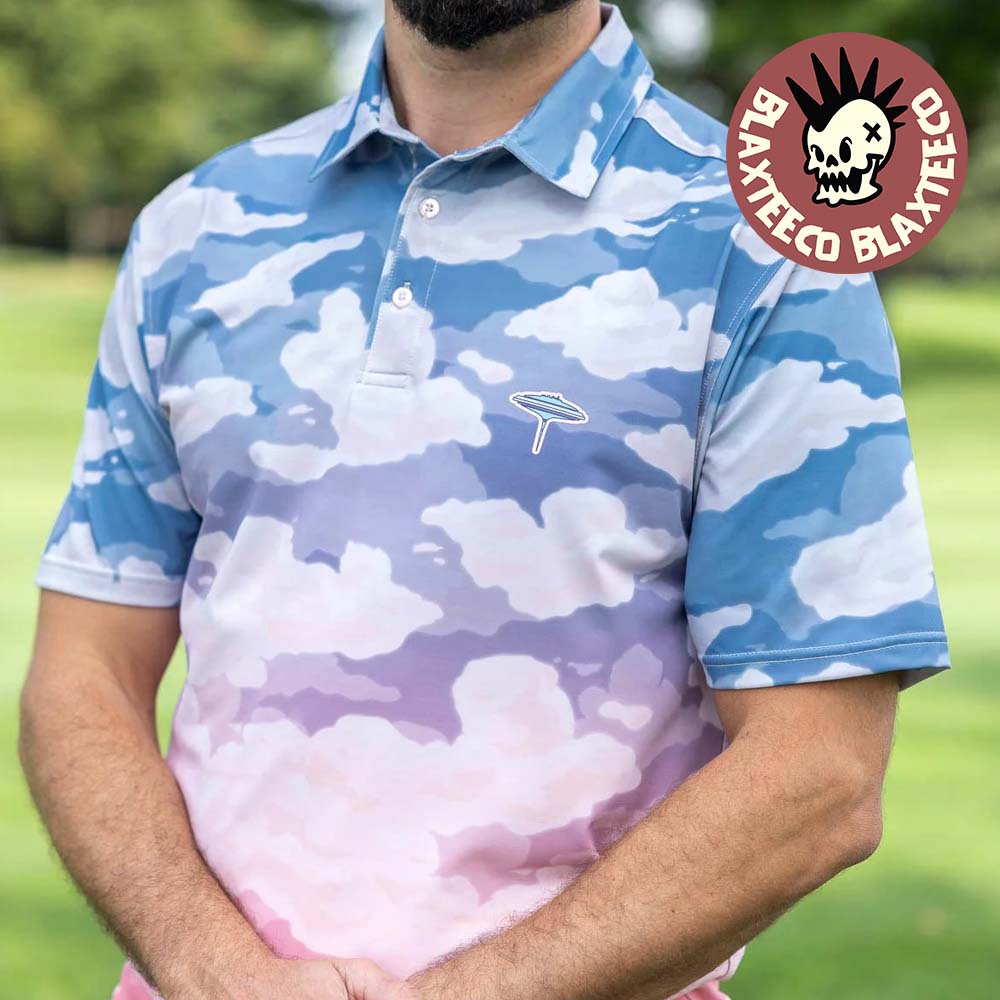 Star Wars RSVLTS Lando Calrissian Cloud City Sunset All Day Polo Shirt Star Wars RSVLTS Lando Calrissian Cloud City Sunset All Day Polo Shirt