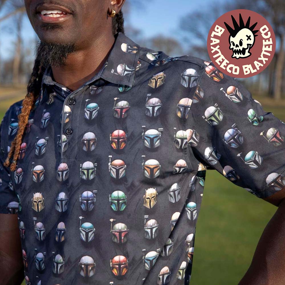 Star Wars RSVLTS Mandalorian This Is The Way All Day Polo Shirt Star Wars RSVLTS Mandalorian This Is The Way All Day Polo Shirt