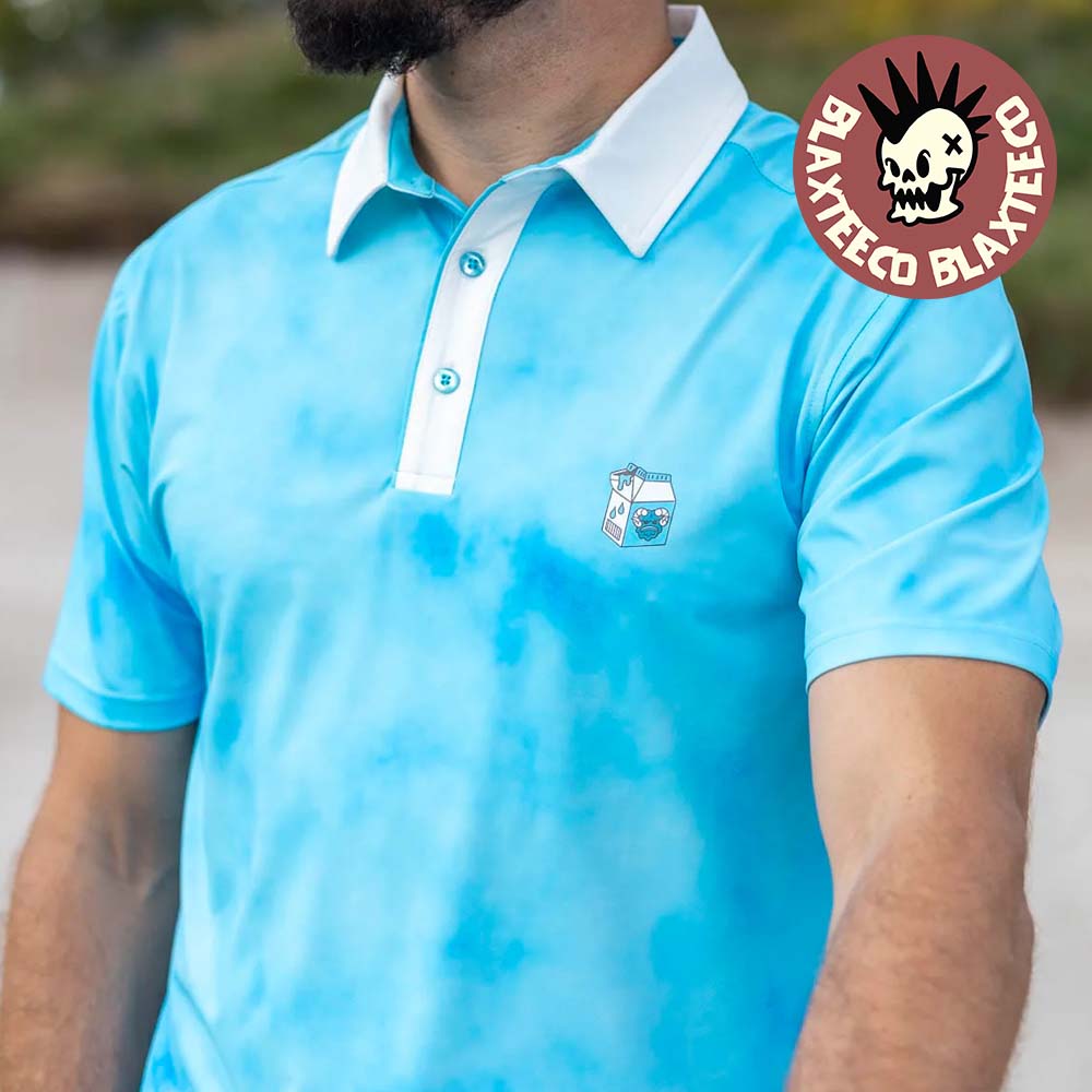 Star Wars RSVLTS Milk Carton 100% Bantha All Day Polo Shirt Star Wars RSVLTS Milk Carton 100% Bantha All Day Polo Shirt