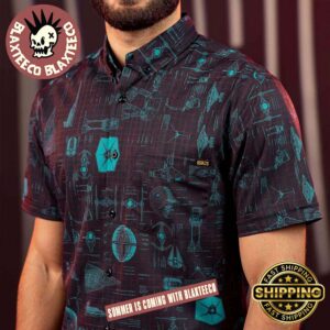 Star Wars RSVLTS Quite Operational Button Short Sleeve Hawaiian Shirt