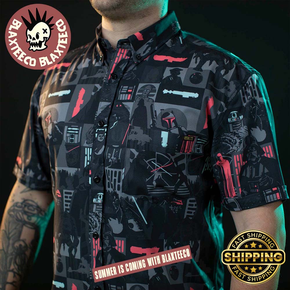 Star Wars RSVLTS Trilogy’s End Button Short Sleeve Summer Hawaiian Shirt Star Wars RSVLTS Trilogy’s End Button Short Sleeve Summer Hawaiian Shirt
