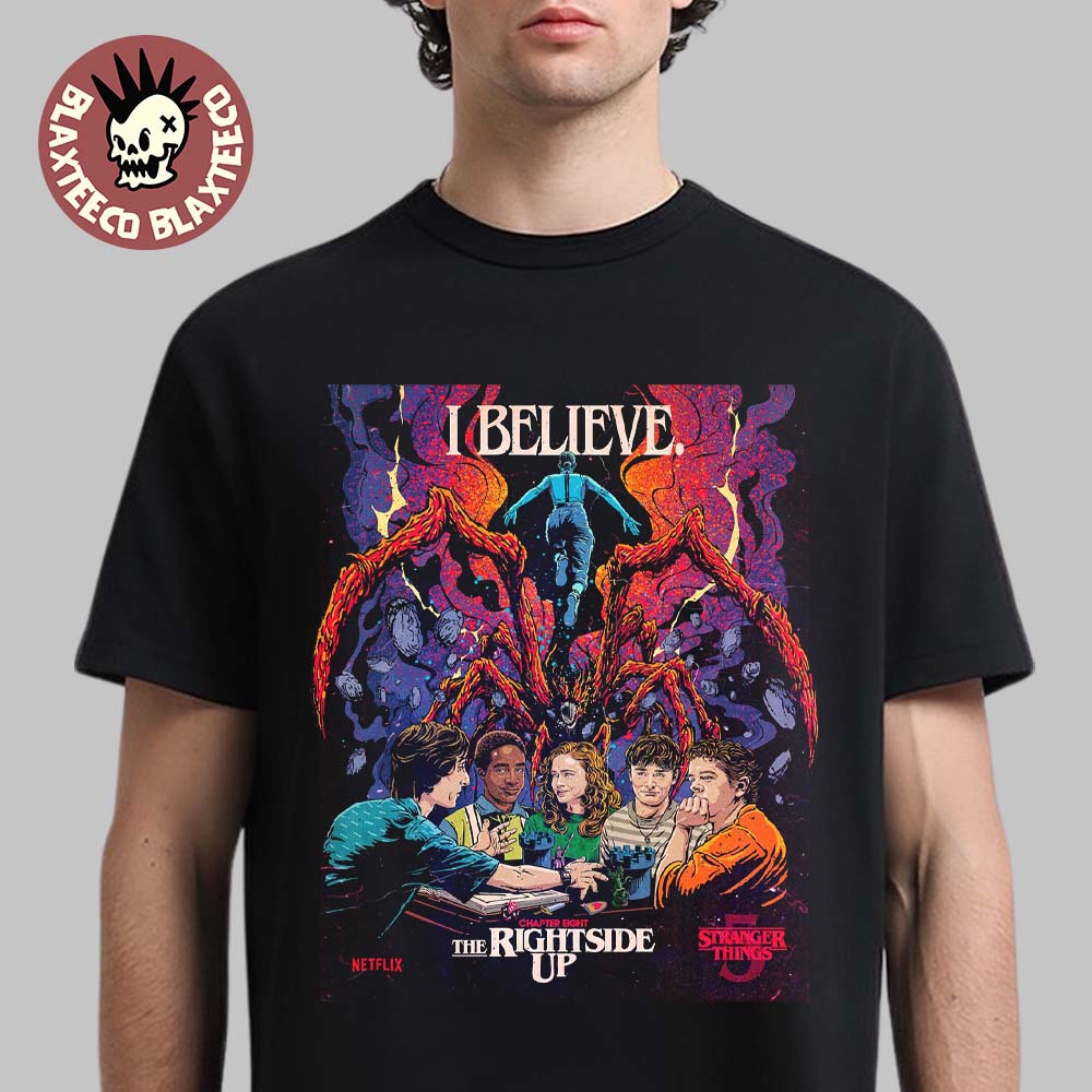 Stranger Things 5 Chapter 8 The Rightside Up Art By Butcher Billy T-Shirt Stranger Things 5 Chapter 8 The Rightside Up Art By Butcher Billy T-Shirt