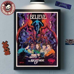 Stranger Things 5 Chapter 8 The Rightside Up Poster By Butcher Billy Home Decor Poster Canvas