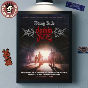 Stray Kids The DominATE Experience Official Film Poster Canvas For Home Decor