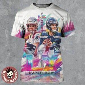 Super Bowl LX 2026 Patriots Vs Seahawks Matchup On Feb 8 2026 At Levi’s Stadium Santa Clara California All Over Print Shirt