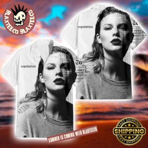 Taylor Swift Reputation Album Cover Gift For Fans 2026 Hawaiian Shirt