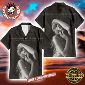 Taylor Swift The Tortured Poets Department Album Cover Gift For Swifties Hawaiian Shirt
