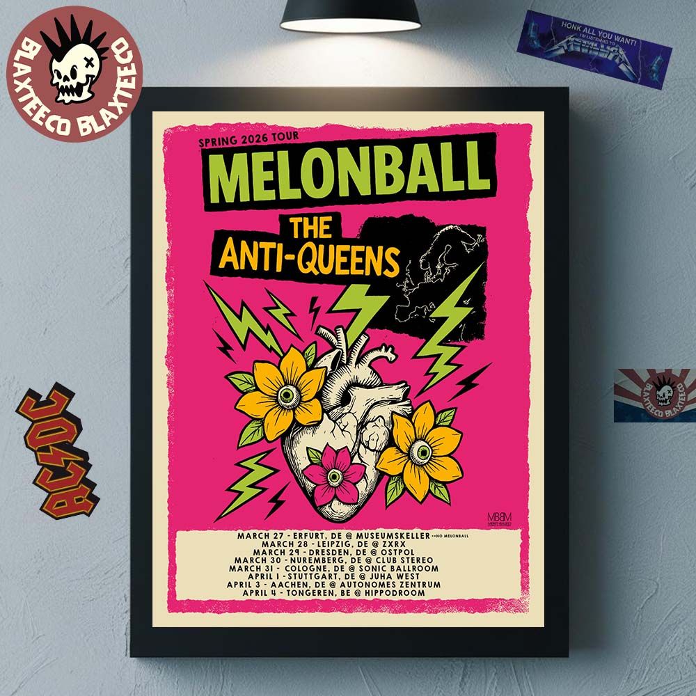The Anti Queens Spring Europe Tour 2026 Schedule Dates Poster Canvas The Anti Queens Spring Europe Tour 2026 Schedule Dates Poster Canvas