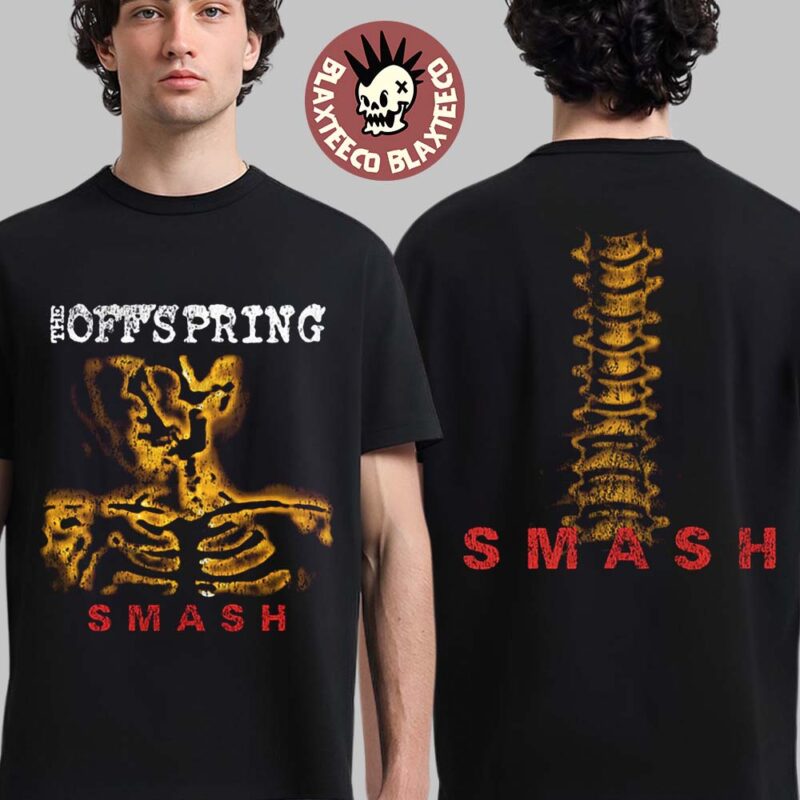 The Offspring Supercharged Worldwide 2026 Merch Smash Album T Shirt