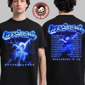 The Offspring Supercharged Worldwide 2026 Merch Supercharged Skeleton 2026 Tour T-Shirt