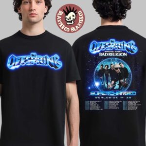 The Offspring Supercharged Worldwide In 26 North America Tour 2026 City Dates Two Sided T-Shirt