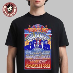 The Traveling Wilburys Nashville Tennessee 2026 Event Poster At The Basement East On January 23 2026 T-Shirt