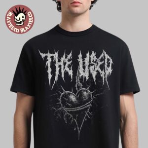 The Used Valentine 2026 Exclusive Spiked Heart T-Shirt