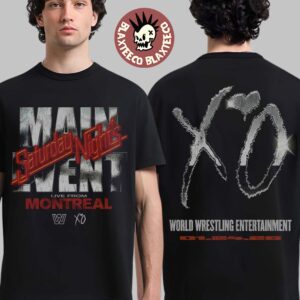 The Weeknd XO x WWE Saturday Night’s Main Event Live From Montreal January 24 2026 T-Shirt