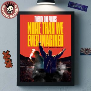 Twenty One Pilots More Than We Ever Imagined Film Merchandise 2026 Commemorative Poster Canvas