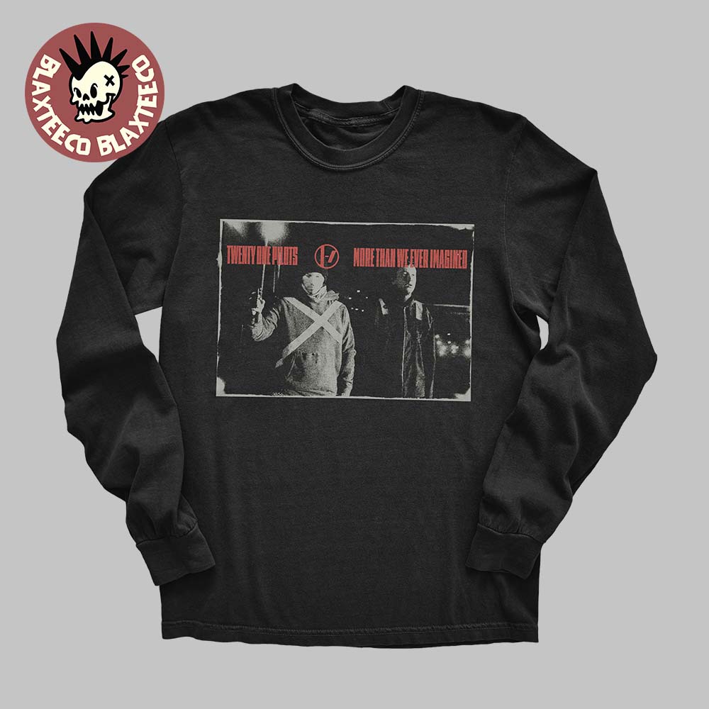 Twenty One Pilots More Than We Ever Imagined Film Merchandise 2026 Long Sleeve Tee Twenty One Pilots More Than We Ever Imagined Film Merchandise 2026 Long Sleeve Tee