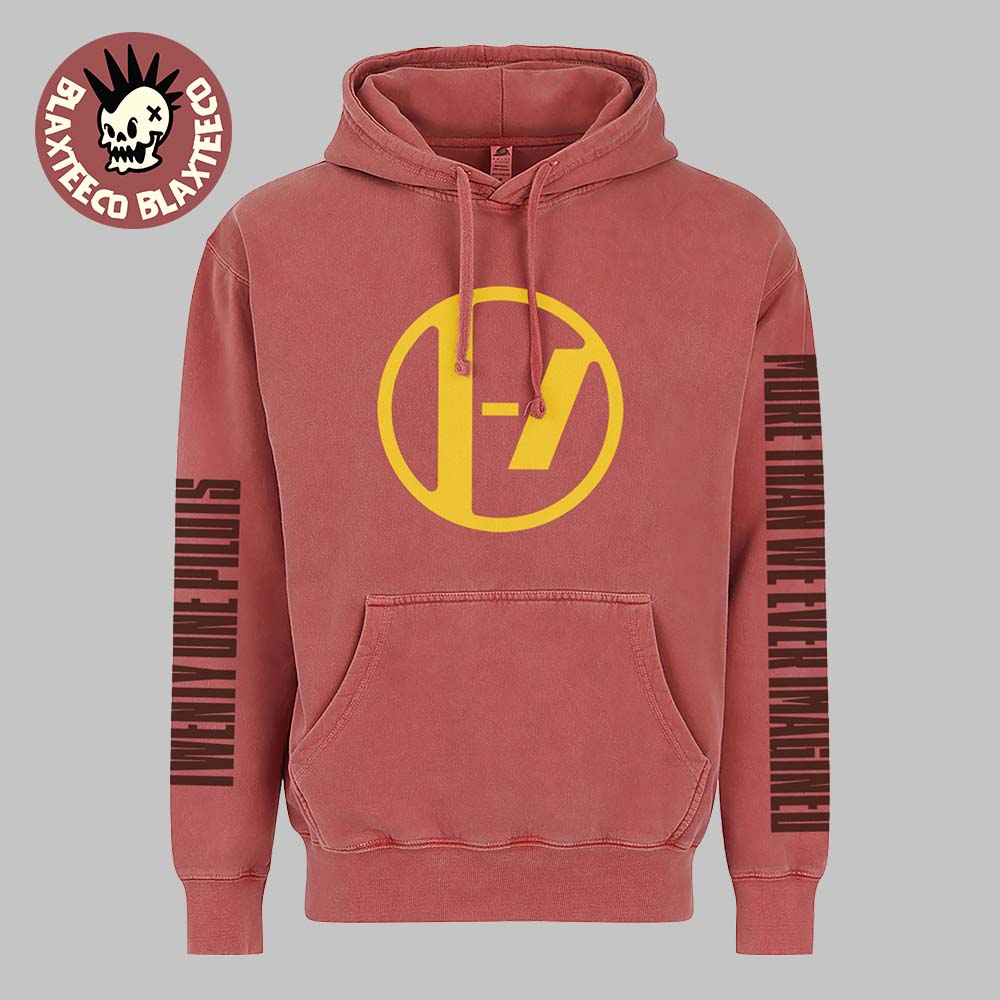Twenty One Pilots More Than We Ever Imagined Film Merchandise 2026 Red Hoodie Twenty One Pilots More Than We Ever Imagined Film Merchandise 2026 Red Hoodie