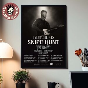 Tyler Childers Snipe Hunt 2026 Tour North America Schedule Dates Home Decor Poster Canvas