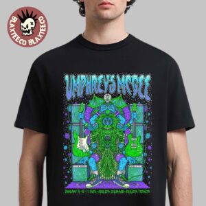 Umphrey’s McGee Boulder Colorado 2026 Event Poster At Boulder Theater On January 15 16 17 2026 T-Shirt