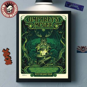 Umphrey’s McGee Sky’s The Limit Tour Winter 2026 Schedule Dates Limited Edition Poster Canvas For Home Decor