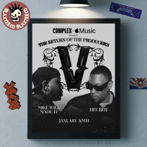 Verzuz Complex And Apple Music The Return Of The Producers Mike Will Make It Verzuz Hit Boy On January 30 2026 Poster Canvas