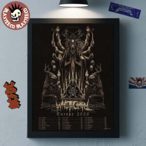 Whitechapel Europe And UK Tour 2026 Hunt Kill Feast Conquer Schedule Dates Home Decor Poster Canvas