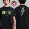 ACDC PWR Up World Tour Merch 2024 2025 2026 Logo With Dates Back T-Shirt