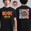 ACDC PWR Up World Tour Merch 2024 2025 2026 Logo With Dates Back T-Shirt