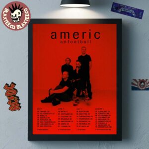 American Football World Tour 2026 From May To August Schedule Dates Decor Poster Canvas