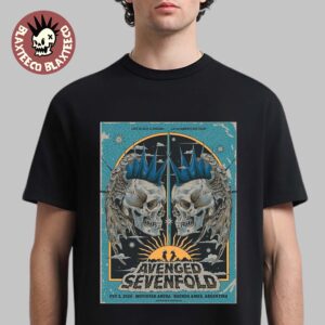 Avenged Sevenfold Buenos Aires Argentina 2026 Venue Poster At Movistar Arena On February 3 2026 T-Shirt