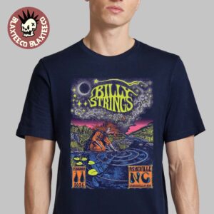 Billy Strings Asheville North Carolina 2026 Night 2 Poster At Exploreasheville.com Arena On February 11 2026 Art By Fez Moreno T-Shirt