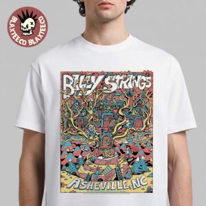 Billy Strings Asheville North Carolina 2026 Night 4 Poster At Exploreasheville.com Arena On February 14 2026 Art By Killer Acid T-Shirt