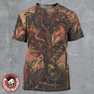 Billy Strings Athens Georgia 2026 Night 1 And 2 Combined Gig Poster At Akins Ford Arena On February 6 And 7 2026 Winter Tour All Over Print Shirt