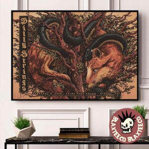 Billy Strings Athens Georgia 2026 Night 1 Gig Poster At Akins Ford Arena On February 6 2026 Winter Tour Decor Poster Canvas