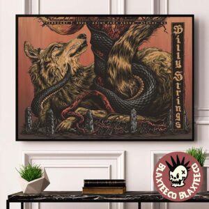Billy Strings Athens Georgia 2026 Night 2 Gig Poster At Akins Ford Arena On February 7 2026 Winter Tour Decor Poster Canvas