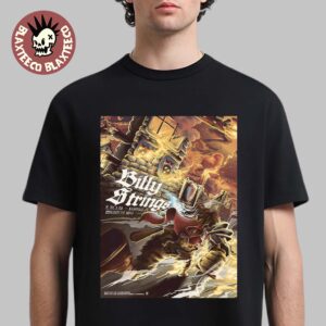Billy Strings Nashville Tennessee 2026 Bridgestone Arena Night 1 Poster On February 20 2026 Art By Railey Bace Prints T-Shirt
