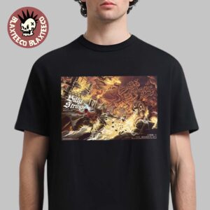 Billy Strings Nashville Tennessee 2026 Bridgestone Arena Single Night Combined Poster On February 20 2026 Art By Railey Bace Prints T-Shirt