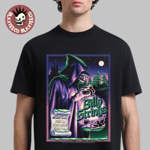 Billy Strings Winter 2026 Tour February 6 To 22 From Athens To Nashville The Sorcerer Wolf Art By Max Loffler T-Shirt