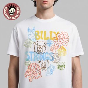 Billy Strings Winter 2026 Tour Merch Funny Characters T-Shirt