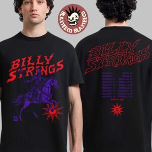 Billy Strings Winter 2026 Tour Merch Knight’s Tale Two Sided T-Shirt