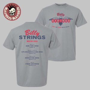 Billy Strings Winter 2026 Tour Merch Musical Services T-Shirt