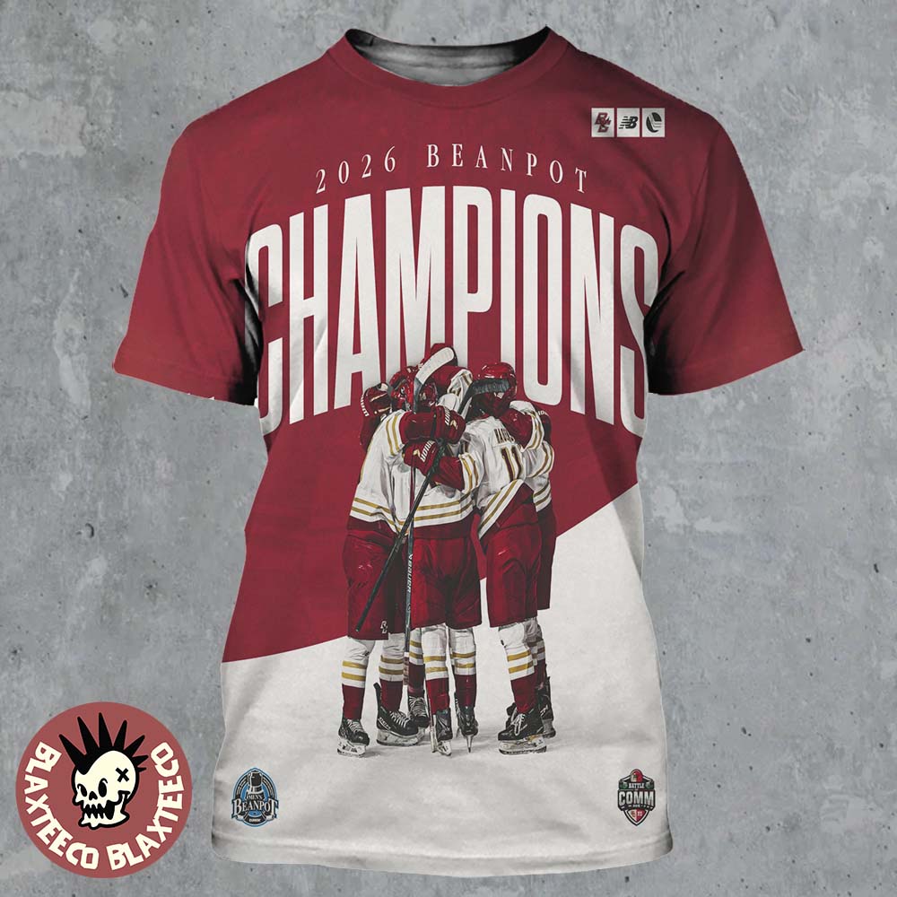 Boston College Eagles Men's Hockey 2026 Beanpot Champions All Over Print Shirt Boston College Eagles Men's Hockey 2026 Beanpot Champions All Over Print Shirt