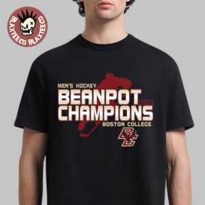 Boston College Eagles Men’s Hockey 2026 Beanpot Champions Locker Room Black T-Shirt