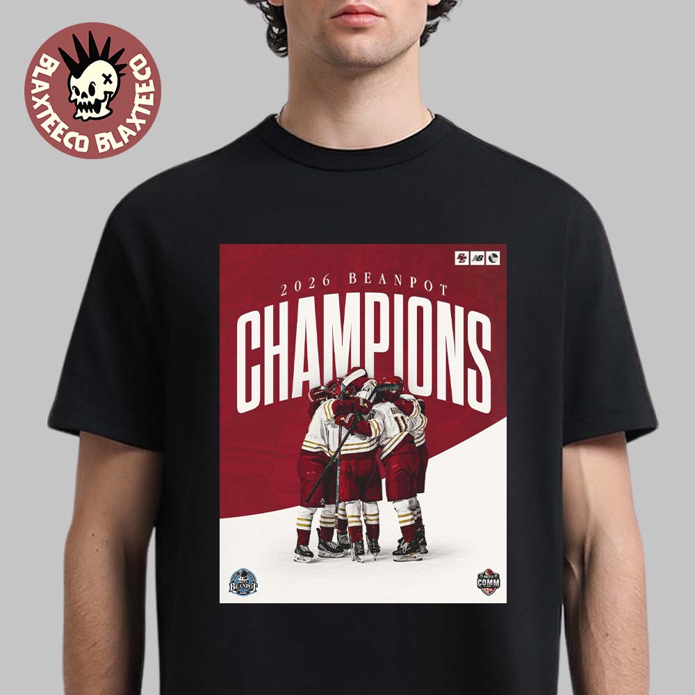 Boston College Eagles Men's Hockey 2026 Beanpot Champions Premium T-Shirt Boston College Eagles Men's Hockey 2026 Beanpot Champions Premium T-Shirt
