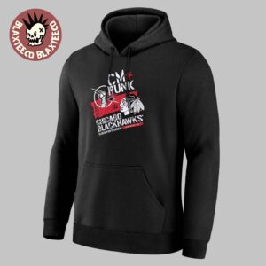 CM Punk X Chicago Blackhawks Elimination Chamber 2026 Chicago Hoodie