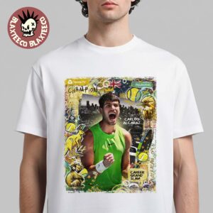 Carlos Alcaraz The Youngest Man Ever Complete The Career Grand Slam T-Shirt