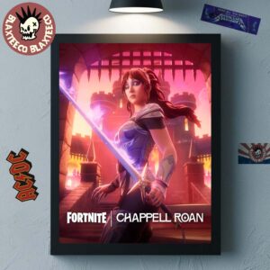 Chappell Roan X Fortnite 2026 Fortnite Festival Icon Roan Of Arc Skin Art Home Decor Poster Canvas