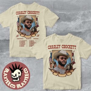 Charley Crockett North America Tour 2026 City Dates From February To March Two Sided T-Shirt