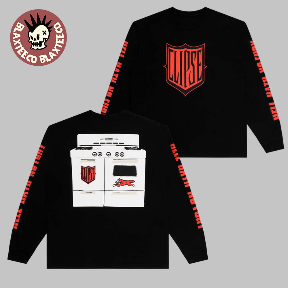 Clipse X Ice Cream Hell Hath No Fury 20th Year Anniversary Stove Longsleeve T-Shirt Clipse X Ice Cream Hell Hath No Fury 20th Year Anniversary Stove Longsleeve T-Shirt